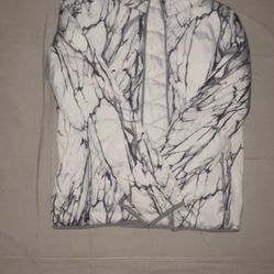 Unisex Small Marble Zipup Jacket