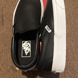 New In Box Vans Size 6.5 Women’s 5 Men’s Leather 