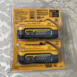 Dewalt Power stack Batteries 