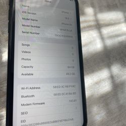 Unlocked iPhone XR 64GB Black.