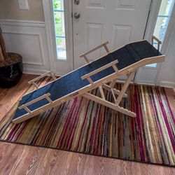 NEW 64" L Pet Ramp w/ Rails Dog/Cat Ramp w/ 6 Adjustable Heights -$160 Retail