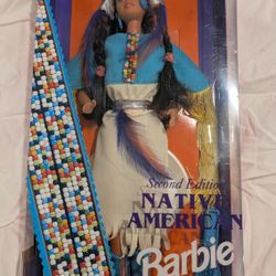 NEW SEALED Native American Barbie Second Edition 1993 NRFB