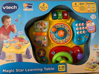 New baby magic learning table