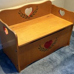 Gorgeous Wood Storage Bench (or Toy Box!)