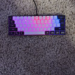 LED wired gaming keyboard