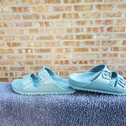 Birkenstock Eva Sandals Pure Sage Color Size 40 Women's 9 Men 7 NEW 