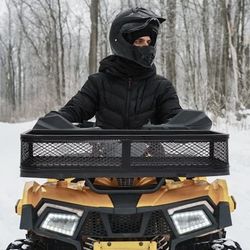 ATV Front Basket Universal UTV Rear Rack Carrier Cargo Carrier Storage Basket