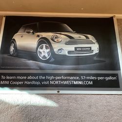 Mini Cooper Dealership Canvas Poster