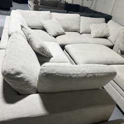  SECTIONAL COUCH Thomasville Lowell 6-piece Modular Sectional  