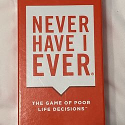 “Never Have I Ever” Adult Card Game 