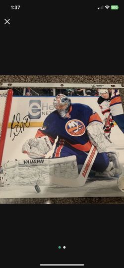 Rick DiPietro New York Islanders Autographed Signed 8 x 10