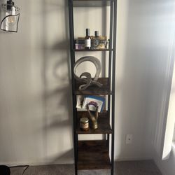 Tall Wooden Bookshelf 
