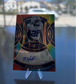 2025 Panini Select Malik Hooker Signatures Tie-Dye Autograph Auto /25 (Cowboys)