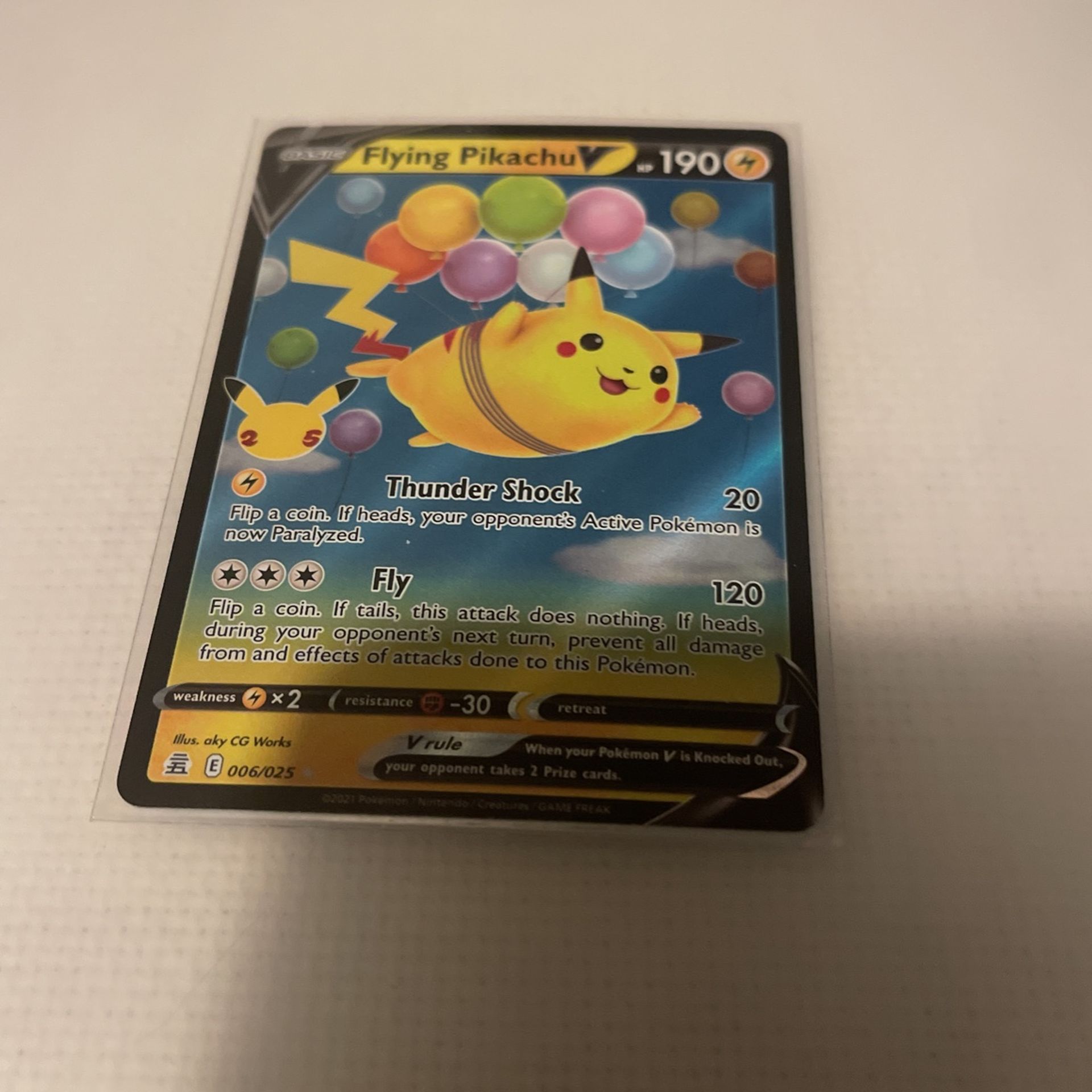 Pokémon Celebration Flying Pikachu V 6/25