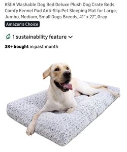 New Dog Crate with Pillow