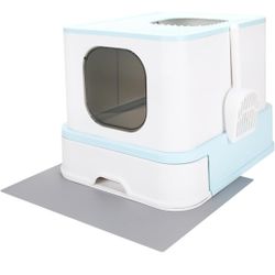 RIZZARI Foldable Cat Litter Box