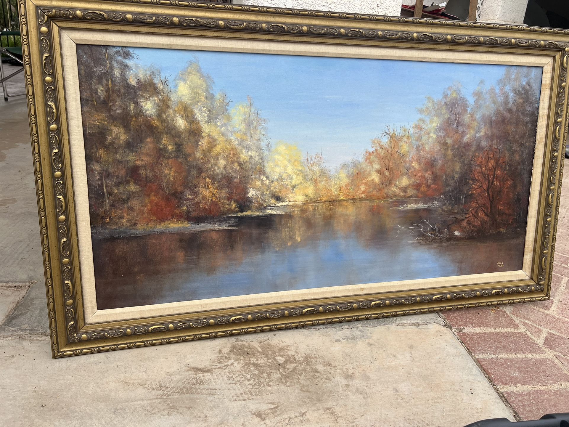 Doris Ruby Lake Painting