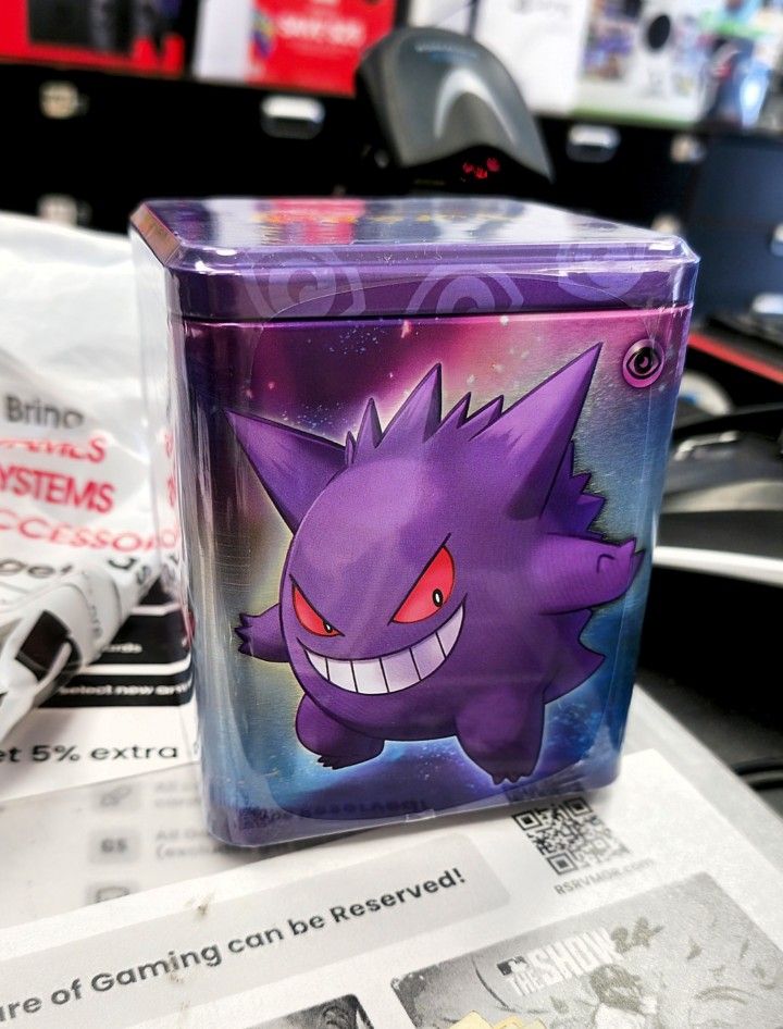 Pokemon Psychic Gengar Stackable Tin
