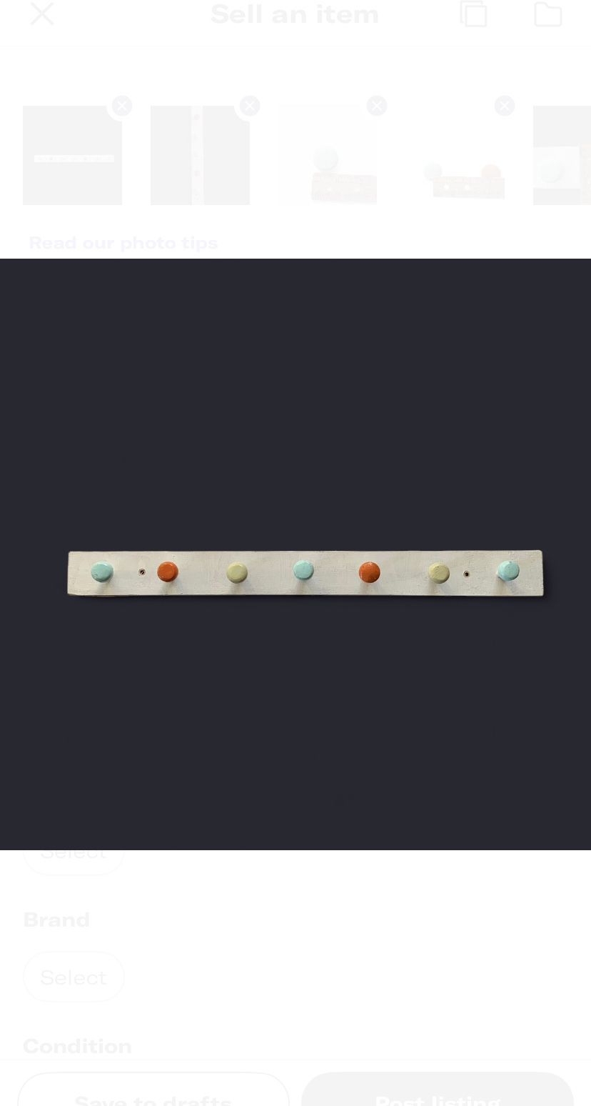 Colored Hanging Rack