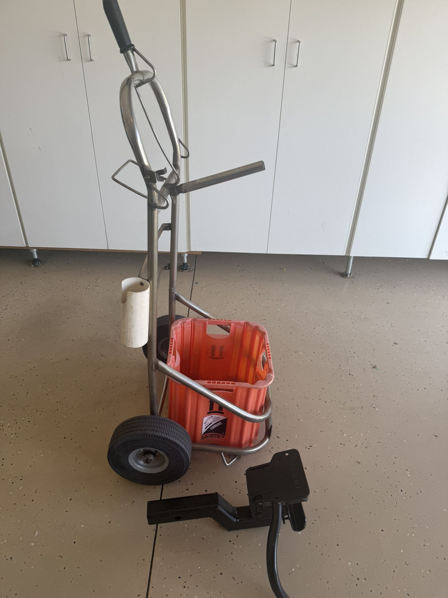 Stainless Steel Pool Cart+Hitch