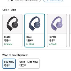 Jbl Bluetooth Headphones Brand New