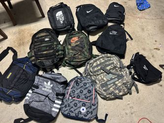 11 Name Brand Book Bags! Selling All As Bundle! ( Refer To Description)