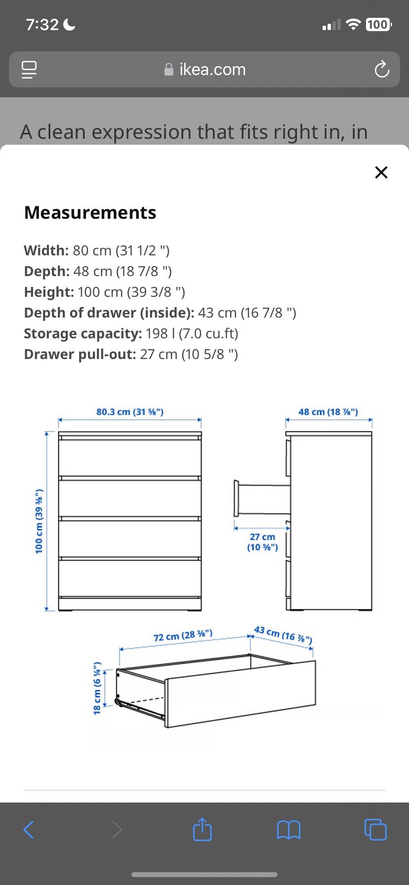 ikea malm dresser dimensions IKEA MALM / STORKLINTA bedroom furniture, set of 4, dark brown veneer/dark brown oak effect, Full
