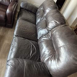 Leather Couch 