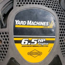 Yard Machine 6.5 Hp Engine 