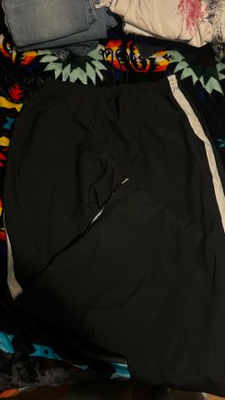 Black Nike track pants