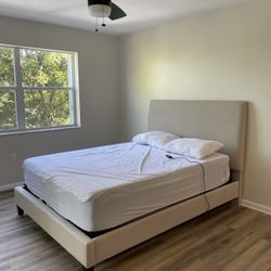 queen bed frame + adjustable base