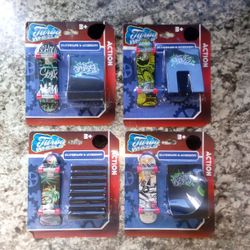Skateboard Tech Deck & Accessory 4 Packs