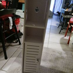 32in Wood Bath Rm Storage Cabinet 8 Firm Go My Post Most All Items Now Be 50% Off