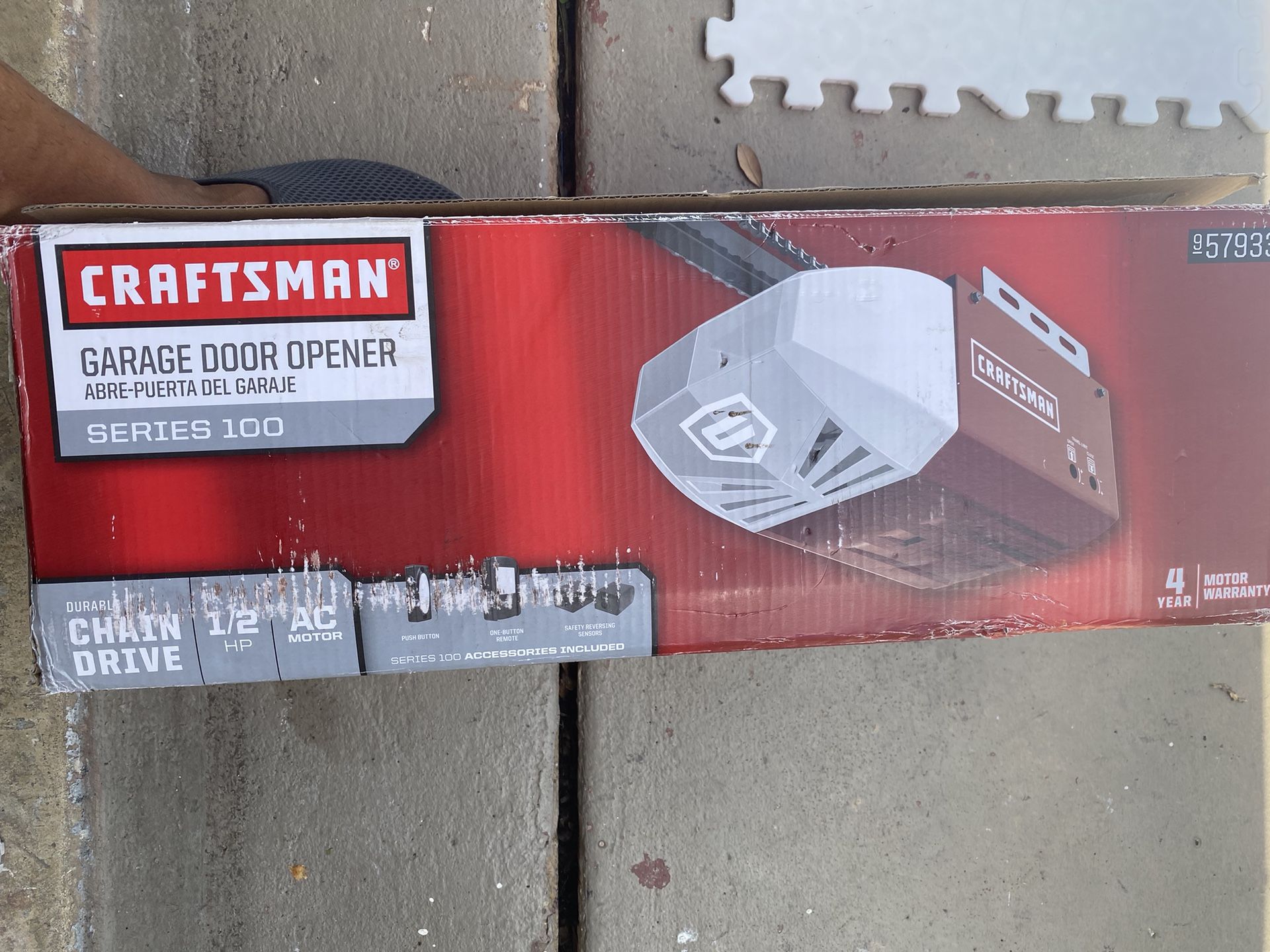 Craftsman Single Garage Door Opener