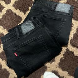 Men’s Black Levi Jeans (2 Pair)