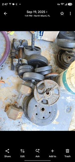 Assorted weights over 100lbs