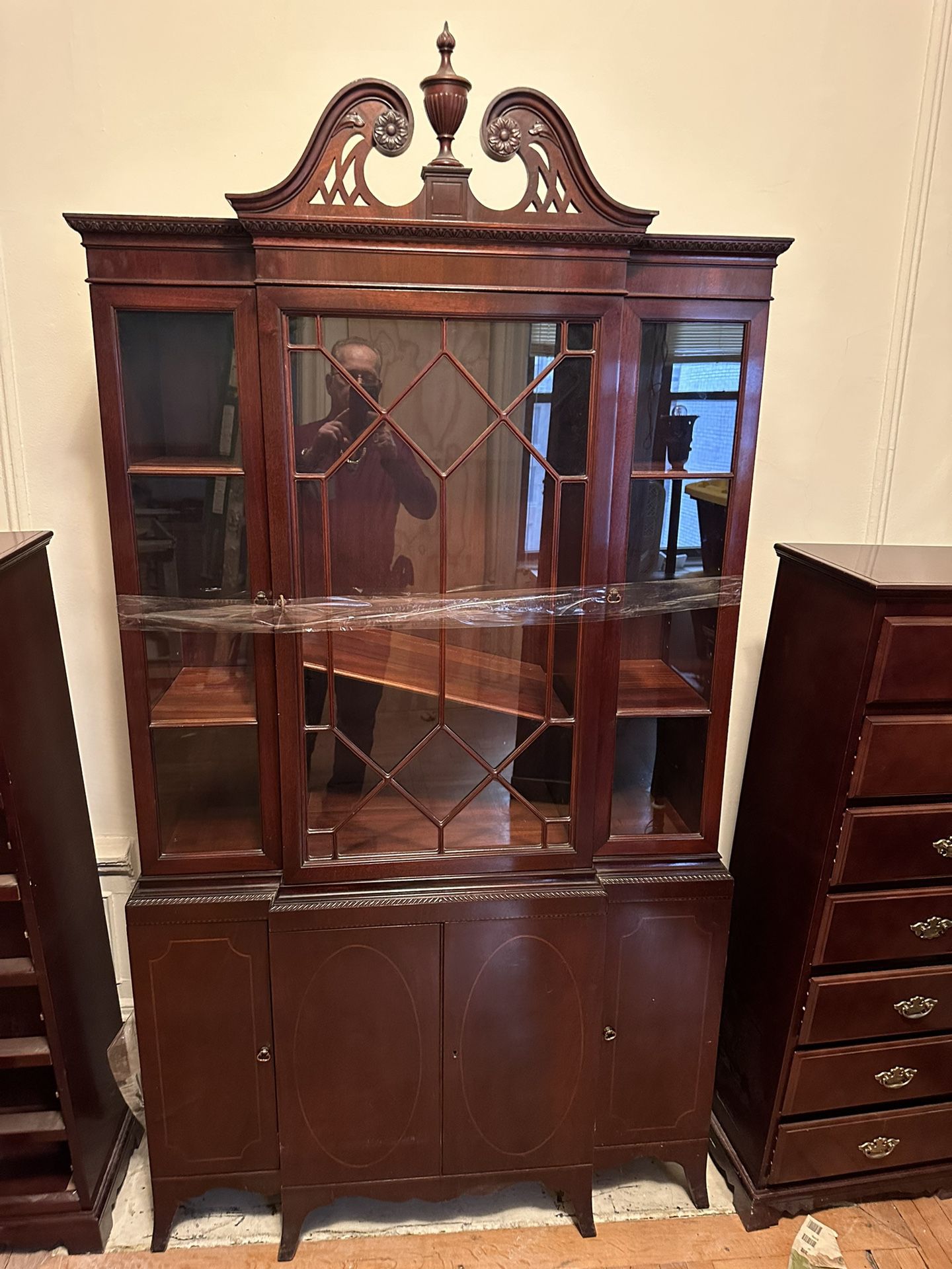 Antique China Cabinet Collectible Edition 