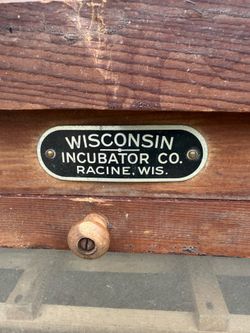 Antique incubator