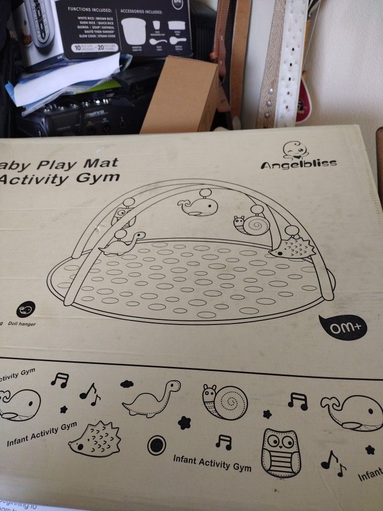 Baby Play Mat Grey For Baby Boy