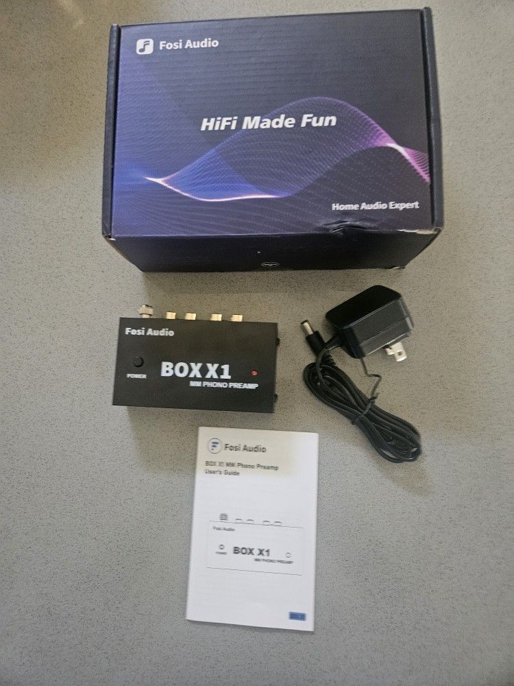 Fosi Audio Box X1 Phono Preamp