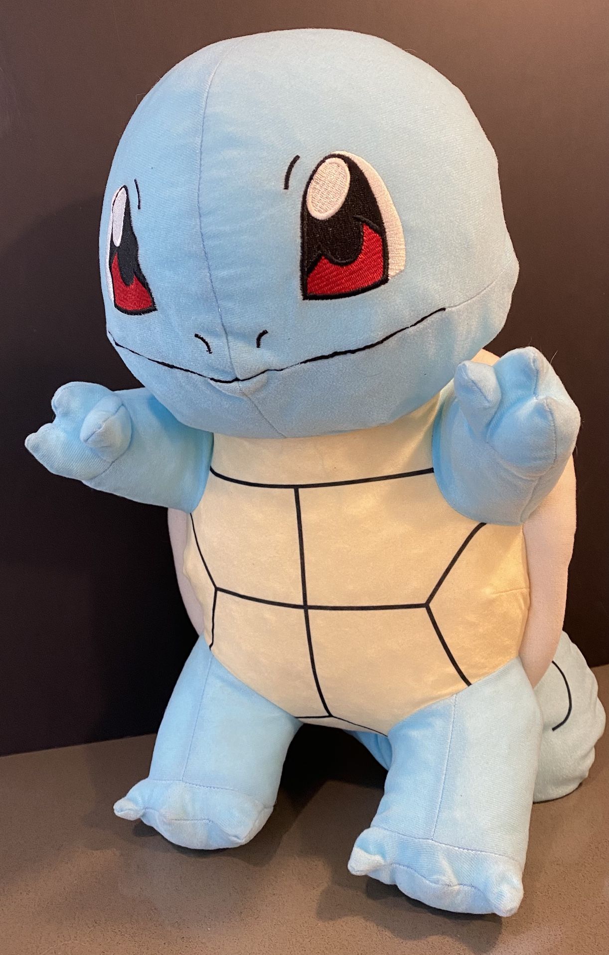 Pokemon Squirtle Foam Stuffed Animal Plush Jumbo 21" Toy Factory