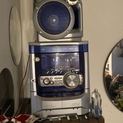 Sharp Cd Cassate Boom Box  Needs Cord 40$