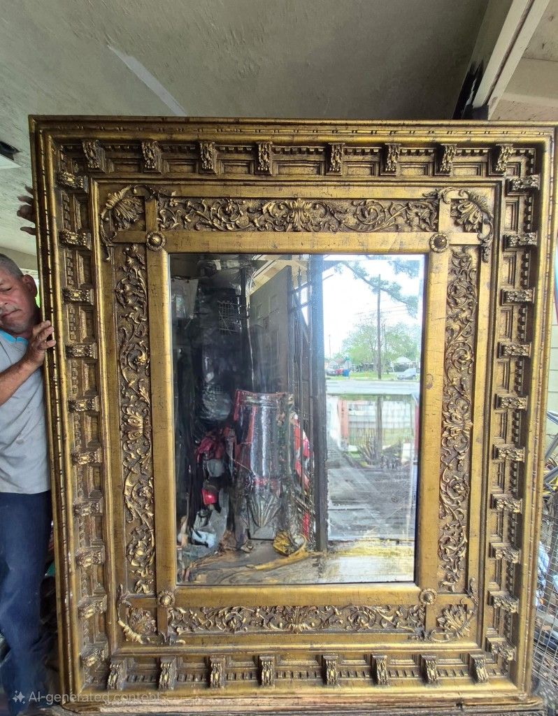 Antique 6x7 Mirror
