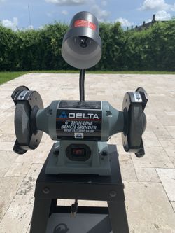 Delta 6 Thin Line Bench Grinder with Stand Model 23 665 New for Sale in Miami FL OfferUp