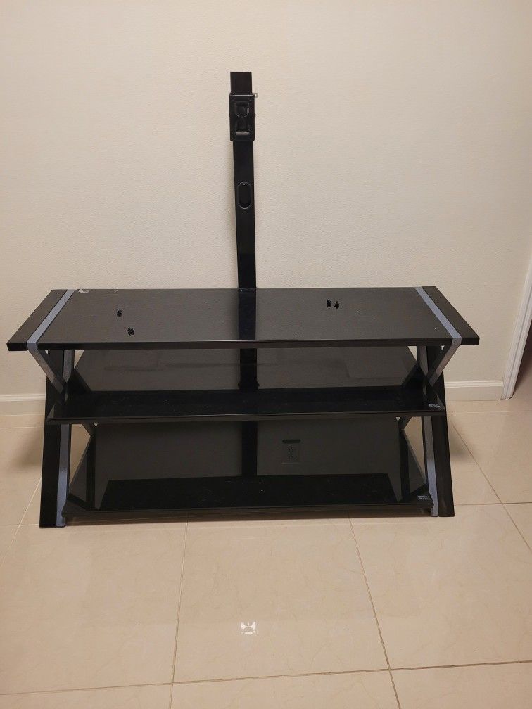 BLACK TV STANDS