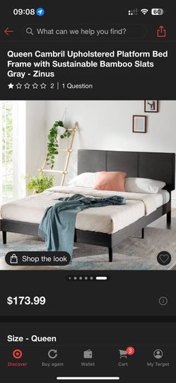 QUEEN PLATFORM BED