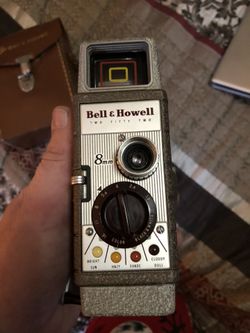 Bell & Howell 8mm Video Camera With Original Leather Case