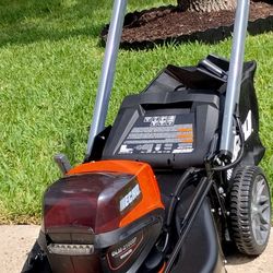 Brand New ECHO 56V 21 in. Cordless Battery 3-in-1 Walk Behind Self-Propelled Lawn Mower w/ (2) 5Ah Batteries and Rapid Charger