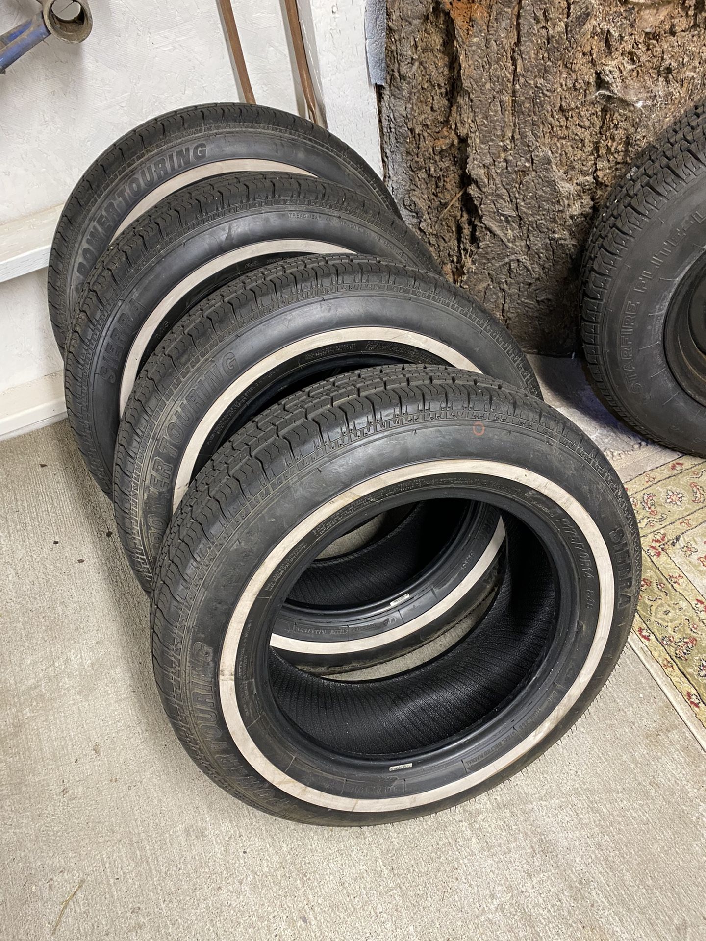 Whitewall Tires 175 / 70R14 (Sierra Power Touring)