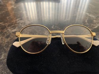 100% Authentic Gucci Gold Frame Glasses $350